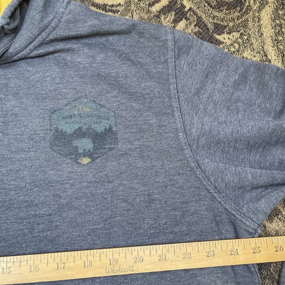 The North Face Pullover Gray Hoodie Great Smokey Mountain Mens Size XL